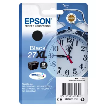 Epson Wecker yksittäispakkaus musta 27XL DURABrite Ultra muste