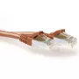 ACT ruskea 20,00 metrin SFTP CAT6A -verkkokaapeli vedonpoistolla ja RJ45-liittimillä