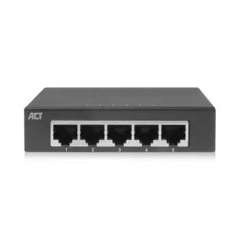 Hallitsematon kytkin ACT AC4415 Gigabit Ethernet 5 porttia 10 Gbit/s