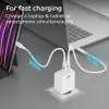 ACT USB-C-laturi 65W 2-porttinen Power Delivery PPS ja GaNFast