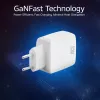 ACT USB-C-laturi 65W 2-porttinen Power Delivery PPS ja GaNFast
