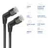 ACT DD1907 verkkokaapeli Cat6 U/FTP (STP) 7 m, RJ-45 - RJ-45, kultapinnit, musta