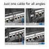 ACT DD1907 verkkokaapeli Cat6 U/FTP (STP) 7 m, RJ-45 - RJ-45, kultapinnit, musta