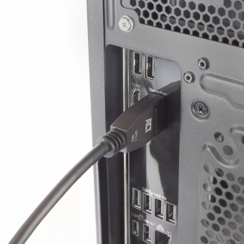 ACT AK4083 DisplayPort-kaapeli 3 m musta