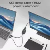 ACT AC7536 videokaapeliadapteri 0,24 m HDMI + USB DisplayPort musta