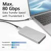 ACT USB4 80Gbps Thunderbolt 5 -kaapeli 240W USB Type-C, USB-IF-sertifioitu, 1,5 metriä