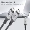 ACT USB4 80Gbps Thunderbolt 5 -kaapeli 240W USB Type-C, USB-IF-sertifioitu, 1,5 metriä