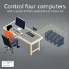 ACT 4-porttinen DisplayPort 4K@60Hz KVM-kytkin