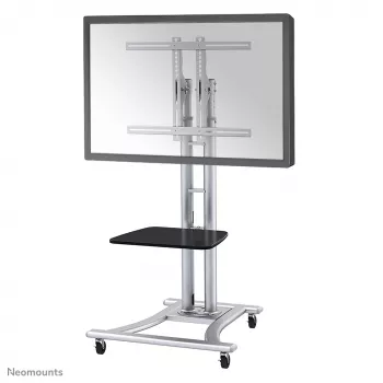 Neomounts PLASMA-M1800E TV-teline 27-70 tuumaa, hopea, kannettava lattiastandi, teräs, 50 kg, 68,6 cm (27 tuumaa), 177,8 cm (70 tuumaa)
