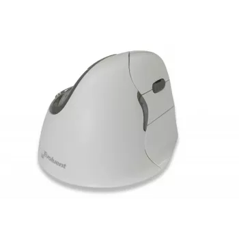 BakkerElkhuizen Evoluent 4 Bluetooth valkoinen, oikeakätinen, pystysuunnittelu, laser, Bluetooth, 2600 DPI, valkoinen