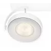 Pinta-asennettava LED-kohdevalo Signify Philips Dimmable Clockwork 6,5W, 500 lm, 2700 K, IP20, valkoinen