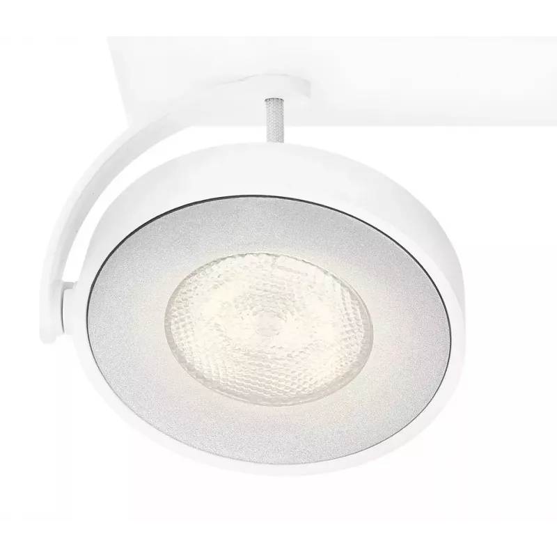 Pinta-asennettava LED-kohdevalo Signify Philips Dimmable Clockwork 6,5W, 500 lm, 2700 K, IP20, valkoinen