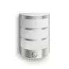 Ulkoseinävalaisin Philips myGarden Python 5,5 W LED, ruostumaton teräs/valkoinen, IR-tunnistin, 220–240 V