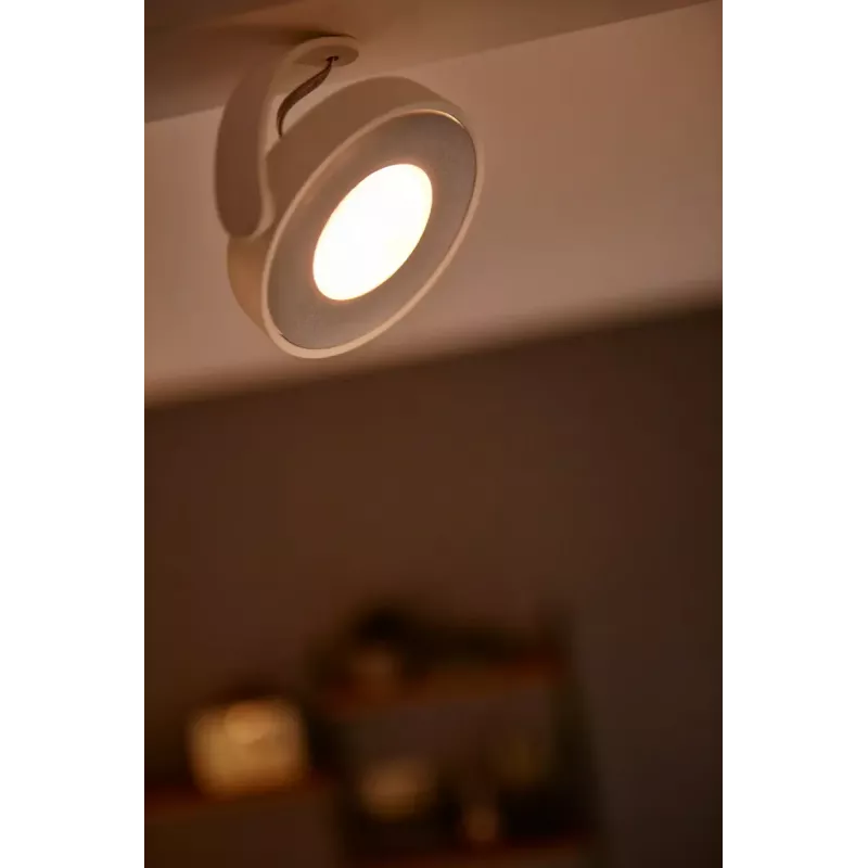 Philips WarmGlow LED Clockwork katto-/seinävalaisin 4x LED, 18 W yhteensä, 2700 K, 2000 lm, himmennettävä, IP20, valkoinen