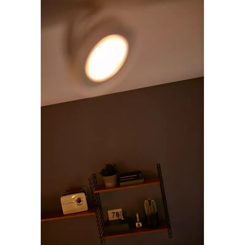 Philips WarmGlow LED Clockwork katto-/seinävalaisin 4x LED, 18 W yhteensä, 2700 K, 2000 lm, himmennettävä, IP20, valkoinen