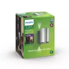 Philips myGarden Buxus seinävalaisin 4,5 W, ulkoseinävalaisin, ruostumaton teräs, metalli, IP44, terassi, puutarha, I