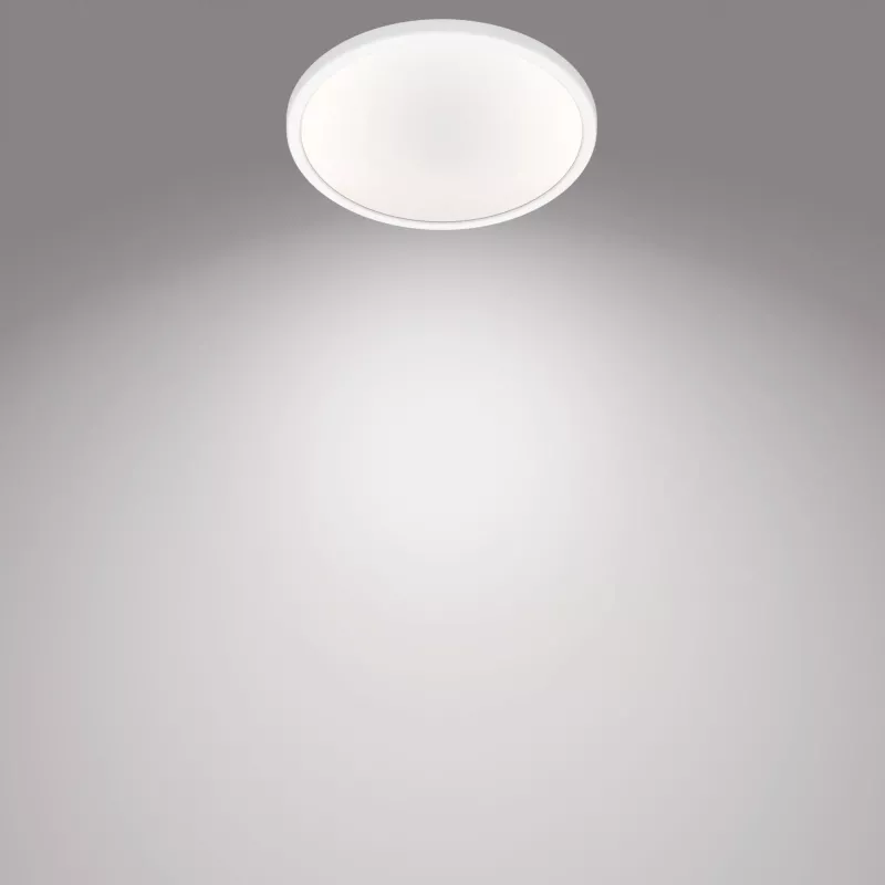 Kattovalaisin Philips Functional super ohut 15 W LED, pyöreä, 250 mm, 220–240 V, valkoinen