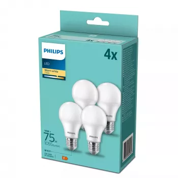 Philips LED-lamppu lämmin valkoinen 2700 K 10,5 W E27 F