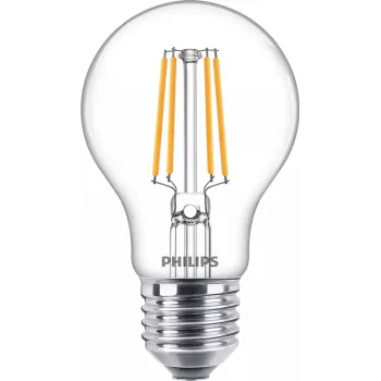 Philips Filament Bulb Clear 40W A60 E27 x3, 4,3 W, 40 W, E27, 470 lm, 15000 h, lämmin valkoinen