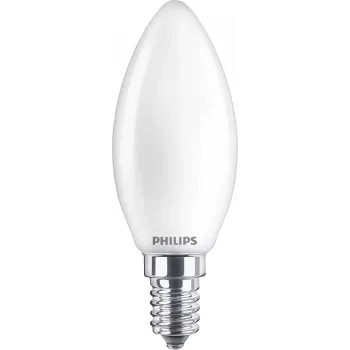 Philips Filament-kynttilä huurrettu 40W B35 E14 x2, 4,3 W, 40 W, E14, 470 lm, 15 000 h, lämminvalkoinen