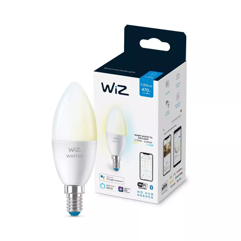 Älylamppu WiZ Candle 40 W C37 E14 Wi-Fi valkoinen