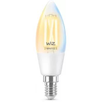 Älylamppu WiZ Filament Candle kirkas 4,9 W C35 E14 Wi-Fi valkoinen