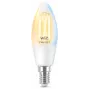 Älylamppu WiZ Filament Candle kirkas 4,9 W C35 E14 Wi-Fi valkoinen