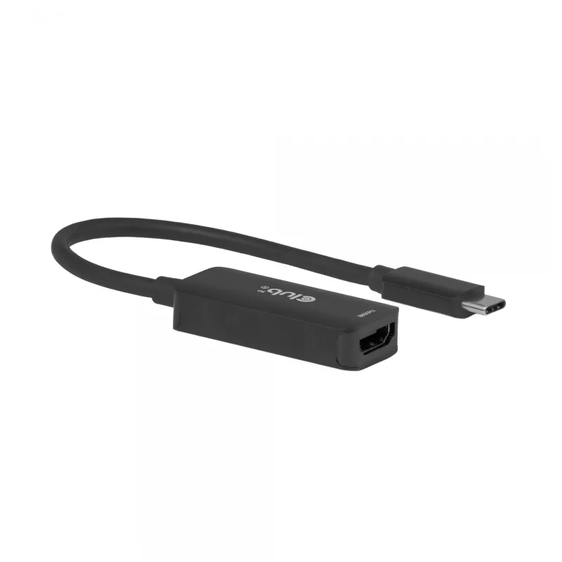 USB-C - HDMI 2.1 -adapteri Club 3D CAC-2505 — 8K@60Hz, USB Type-C - HDMI + USB, 0,12 m