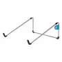 R-Go Tools R-Go Steel Basic kannettavan tietokoneen teline, hopea, hopea, teräs, 25,4 cm (10 inch), 55,9 cm (22 inch), 5 kg, 0 - 110 mm