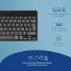 Ergonominen näppäimistö R-Go Tools R-Go Compact Break, kompakti näppäimistö tauko-ohjelmistolla, AZERTY (FR), Bluetooth, musta