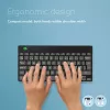 R-Go Tools ergonominen näppäimistö R-Go Compact Break, kompakti näppäimistö tauko-ohjelmistolla, QWERTY (NORDIC), Bluetooth, musta