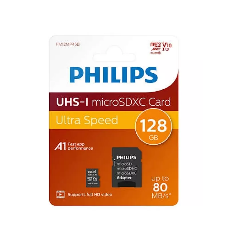 Philips FM12MP45B/00 muistikortti 128 GB MicroSDXC UHS-I Class 10