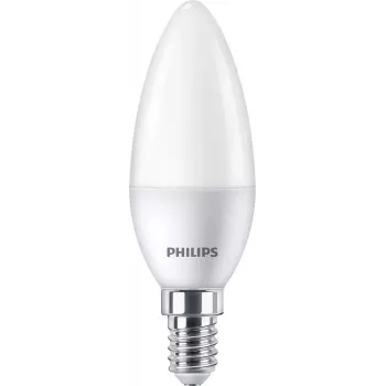 Philips Candle & Lustre, 4,9 W, 40 W, E14, 470 lm, 15 000 h, lämmin valkoinen