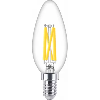 Philips Filament Candle Clear 60W B35 E14, 5,9 W, 60 W, E14, 806 lm, 15000 h, lämmin hehku