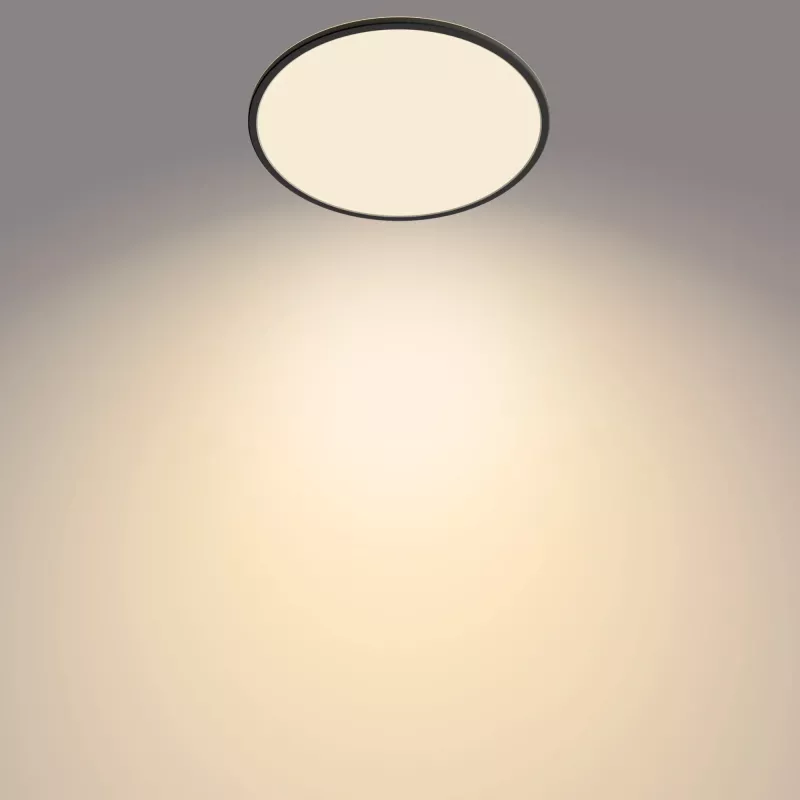 Kattovalaisin Philips Functional Super ohut 22 W musta LED pyöreä