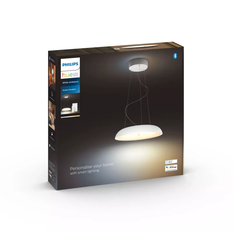 Älykäs riippuvalaisin Philips Hue White Ambience Amaze – Bluetooth, 24 V, 434 × 77 mm, valkoinen