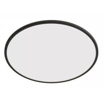 Kattovalaisin Philips Superslim 15W LED, 4000K, IP54, 250×250 mm, musta/valkoinen