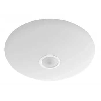 Kattovalaisin Philips Functional Mauve 6 W LED, pyöreä 250×72 mm, valkoinen, kiinteästi integroitu lamppu