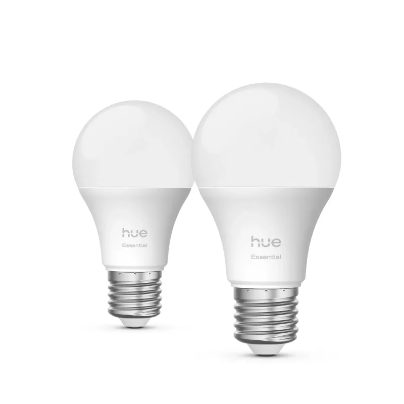 Philips Hue White and colour ambience Essential A60 – E27 älylamppu – 806 lm – 8W – 2 kpl:n pakkaus