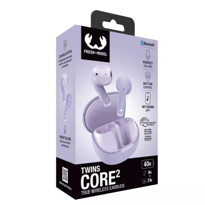 Hama Twins Core 2 headset True Wireless Stereo (TWS) in-ear-kuulokkeet puhelut/musiikki USB Type-C Bluetooth syreeni