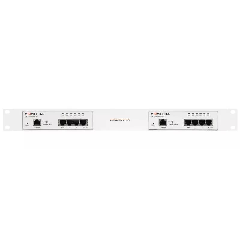 Rackmount IT 1U rack-teline FortiGate 30G -sarjalle RM-FR-T28 — 1U, etukiskosarja