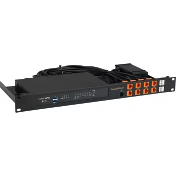 Rackmount IT rack-asennussarja SonicWall TZ570W RM-SW-T12 1U – yhteensopiva 1U-rackasennus