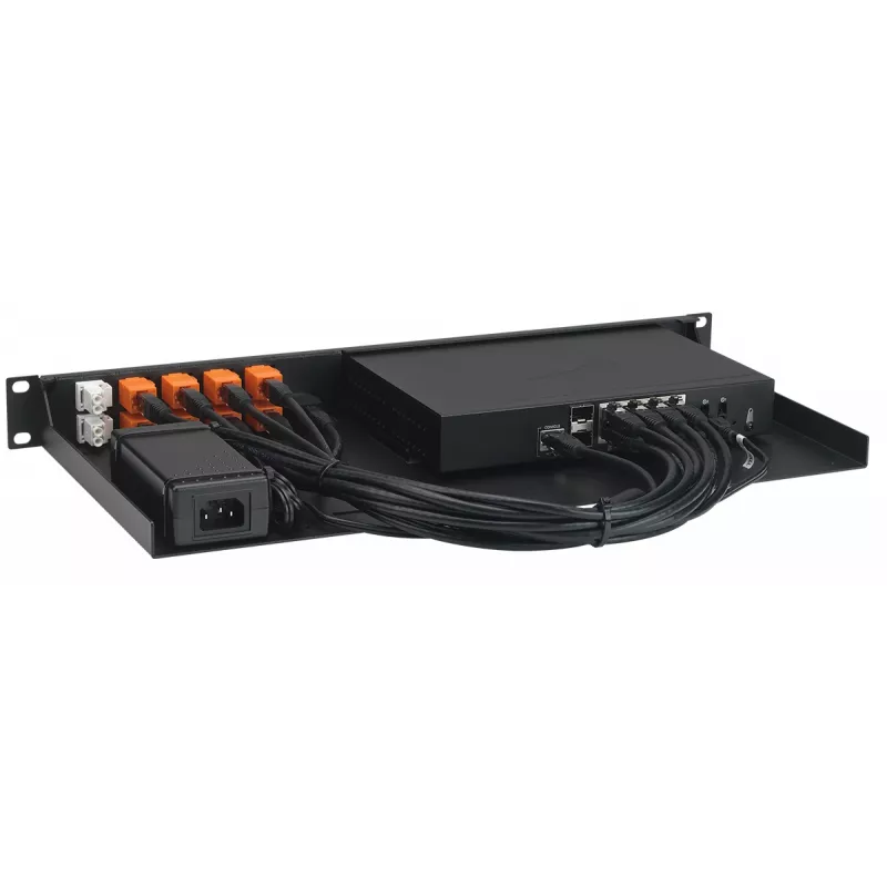 Rackmount IT rack-asennussarja SonicWall TZ570W RM-SW-T12 1U – yhteensopiva 1U-rackasennus