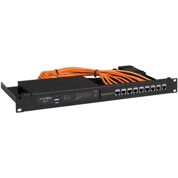 Rackmount IT rack-teline SonicWall TZ270W TZ370W TZ470W (malli RM-SW-T11I) suojattu