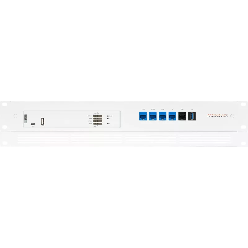 Rackmount.IT RM-SR-T14 rack-tarvike palomuurin rack-asennus