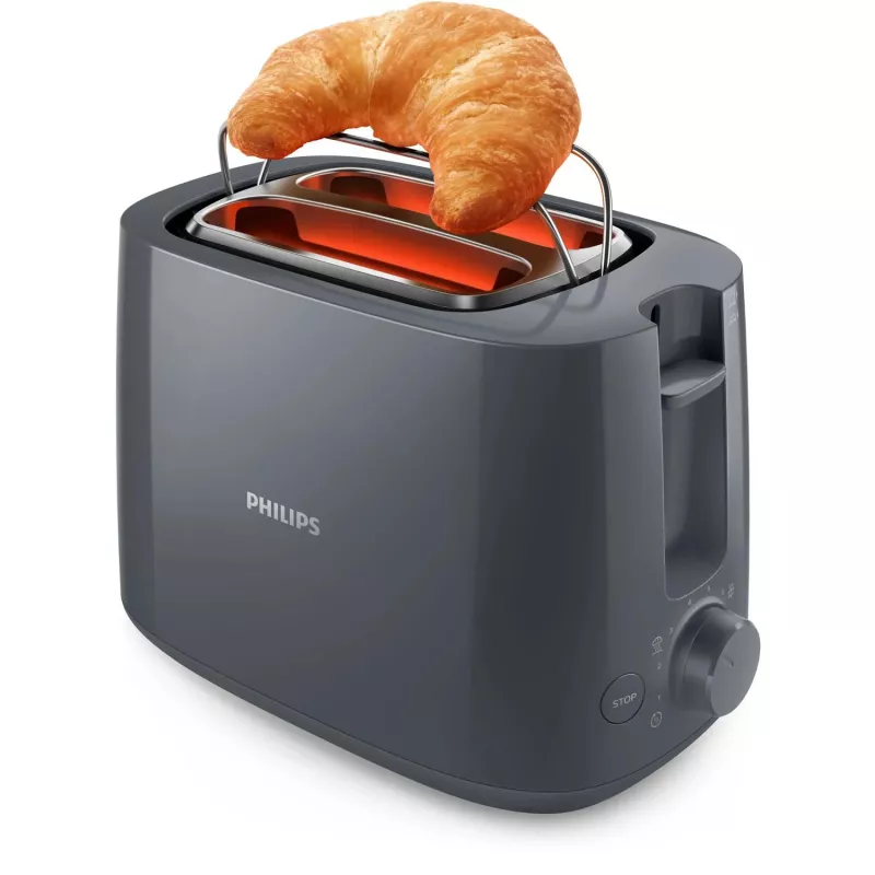 Philips Daily Collection HD2581/10 leivänpaahdin 8 2 viipaletta 900 W harmaa