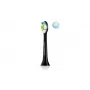 Varaosat hammasharjanpäät Philips HX6066/88 Optimal White, 6 kpl:n pakkaus, musta, 3 kuukauden vaihtoväli