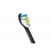 Varaosat hammasharjanpäät Philips HX6066/88 Optimal White, 6 kpl:n pakkaus, musta, 3 kuukauden vaihtoväli