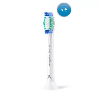Philips ProResults HX6016 vaihtoharjaspäät 6 kpl:n pakkaus valkoinen 6 kpl vaihtoväli 3 kuukautta