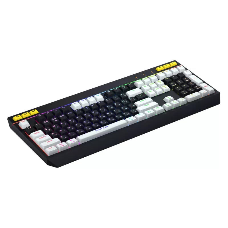 HATOR Icefall näppäimistö pelikäyttöön USB QWERTY US English musta RGB LED